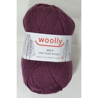 Crucci&#39;s Woolly Machine Wash 4 Ply Knitting Yarn, 100% Wool, 50g Ball #9 CAB SAV