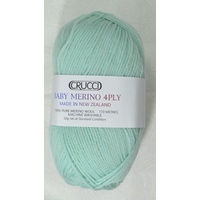 Crucci Baby Merino Knitting Yarn, 100% Pure Wool, 4 Ply, 50g Ball #16 AQUA
