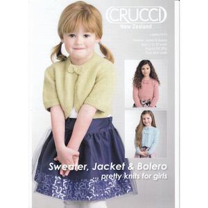 Sweater, Jacket &amp; Bolero Knitting Pattern 1415, Pretty Knits for Girls