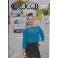 Crucci Knitting Pattern 1479, Cropped Garter Sweater, For 12 Ply Yarn