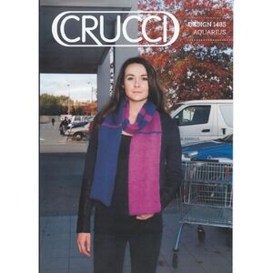 Crucci Knitting Pattern 1485, Fibonacci Scarf, For 12 Ply Yarn