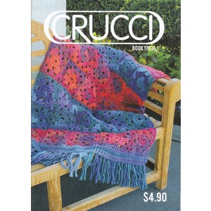 Crucci Knitting Pattern BOOK 1703, 12 New Designs, Blankets, Throws, Cushions