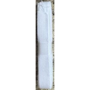 12mm Cotton Tape x 5 Metre hank, WHITE Non-Stretch 100% Cotton