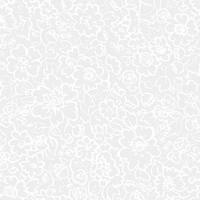 Liberty Floral Tone on Tone, White On White, 110cm wide per 50cm