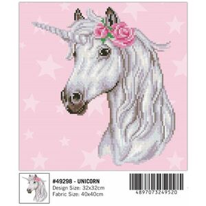 Diamond Dotz UNICORN DA.49298, 5D Multi Facet Diamond Painting Kit, 32 x 32cm