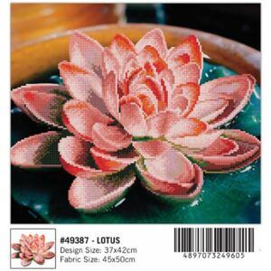 Diamond Dotz LOTUS DA.49387, 5D Multi Facet Diamond Art Kit, 37 x 42cm