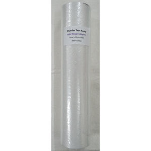 Wunder Light Tearaway Stabiliser 40gsm 300mm x 10 Mtrs MACHINE EMBROIDERY STABILISER
