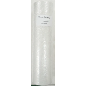 Wunder Light/Medium Tearaway Stabiliser 300mm x 5 Mtrs MACHINE EMBROIDERY STABILISER