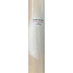 Wunder Light/Medium Tearaway Stabiliser 50gsm 300mm x 10m Embroidery Stabiliser