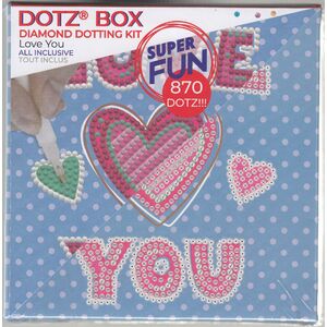 Diamond Dotz DOTZBOX LOVE YOU DBX.001, 5D Diamond Painting Kit