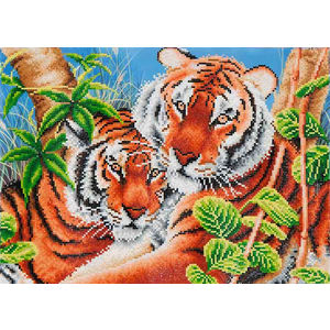 Diamond Dotz Tender Tigers, DD10.004, Diamond Painting Kit
