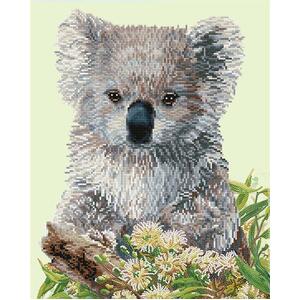 Diamond Dotz KOALA &amp; EUCALYPTUS BLOSSOM DD10.055 5D Diamond Painting Art Kit, Round Dots