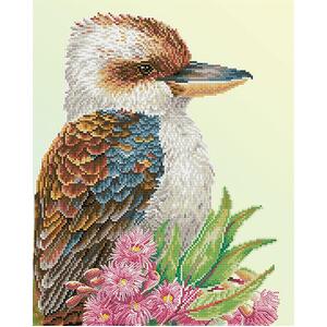 Diamond Dotz KOOKABURRA &amp; GUM BLOSSOM DD10.056 5D Diamond Painting Art Kit, Round Dots