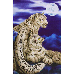 Diamond Dotz 5D Embroidery Facet Art Kit, SNOW LEOPARDS, DD12.004