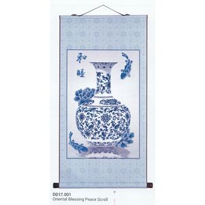 Diamond Dotz ORIENTAL BLESSING PEACE SCROLL 5D Diamond Painting Art Kit DD17.001