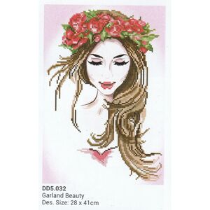 Diamond Dotz GARLAND BEAUTY DD5.032, 5D Diamond Painting Art Kit