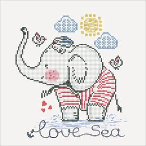Diamond Dotz LOVE SEA DD5.061, 5D Multi Faceted Diamond Painting Kit