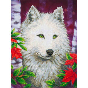 Diamond Dotz WHITE WOLF DD7.007, 5D Diamond Painting Art Kit