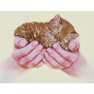 Diamond Dotz PRECIOUS KITTEN 5D Diamond Painting Art Kit, Round Dots DD7.011