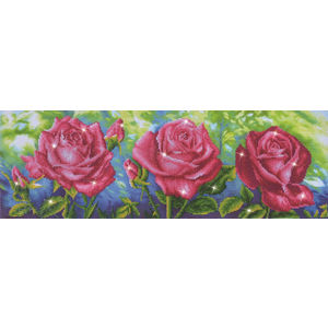 Diamond Dotz Embroidery Facet Art Kit, Intermediate Les Roses Du Jardin DD9.014