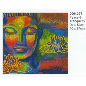 Diamond Dotz PEACE & TRANQUILITY DD9.027, 5D Multi Faceted Diamond Painting Kit