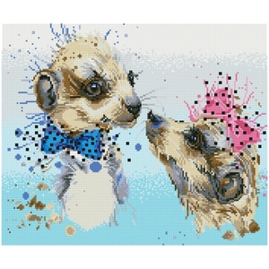 Diamond Dotz MEERLY LOVE DD9.030, 5D Multi Faceted Diamond Art Painting Kit, 50 x 42cm