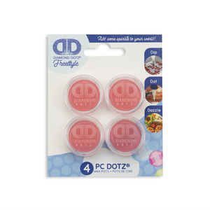 Diamond Dotz Accessory Pack of 4 Wax Pots, DDA.029
