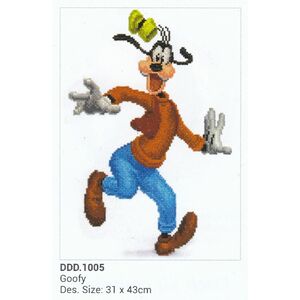 Diamond Dotz Disney GOOFY DDD.1005, 5D Multi Faceted Diamond Art Kit