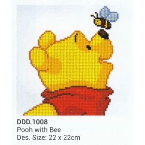 Diamond Dotz Disney POOH WITH BEE DDD.1008 5D Diamond Painting Art Kit