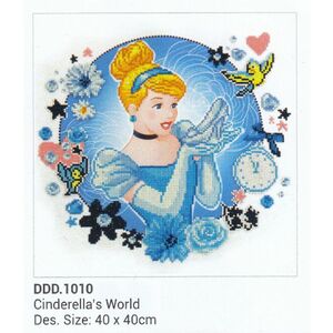 Diamond Dotz Disney CINDERELLA&#39;S WORLD DDD.1010, 5D Multi Facet Diamond Art Kit