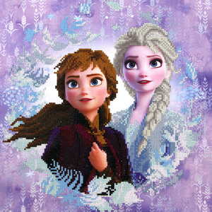 Diamond Dotz Disney FROZEN II Snow Sisters, 5D Embroidery Facet Art Kit DDD.1024