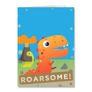 Personalised ROARSOME Diamond Dotz Greeting Card Kit 12.6 x 17.7cm