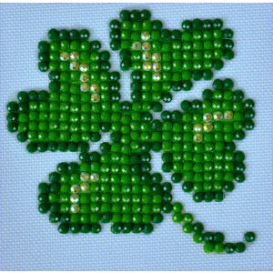 Diamond Dotz 5D Embroidery Facet Art Kit, Starter Lucky Leaves