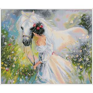 Diamond Dotz Squares FIELD OF DREAMS DQK10.002 5D Diamond Painting Kit, Pre-Framed