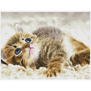 Diamond Dotz Squares BABY PIE DQK8.006 5D Diamond Painting Kit, Pre-Framed