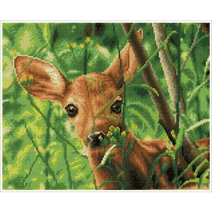 Diamond Dotz Squares FOREST BABE DQK9.010 5D Diamond Painting Kit, Pre-Framed