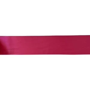 SHOCKING PINK 100mm Woven Edge Double Faced (Side) Satin Ribbon By The Metre