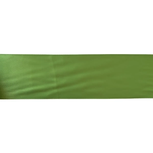 BUD GREEN 100mm Woven Edge Double Faced (Side) Satin Ribbon By The Metre