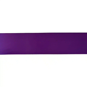 PURPLE 100mm Woven Edge Double Sided Satin Ribbon By The Metre