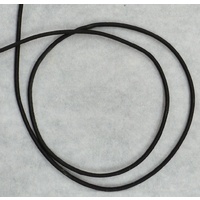 3mm Diameter Elastic Cord BLACK per Metre, Drawcord Elastic