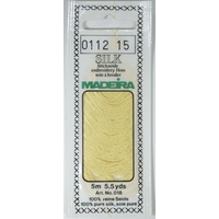 Madeira PURE SILK #0112 SAND, 4-Strand Hand Embroidery Thread