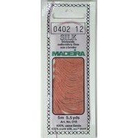 Madeira PURE SILK #0402 RUST, 4-Strand Hand Embroidery Thread