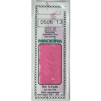 Madeira PURE SILK #0506 HOT PINK, 4-Strand Hand Embroidery Thread