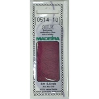 Madeira PURE SILK #0514 PINKY PURPLE, 4-Strand Hand Embroidery Thread