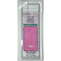 Madeira PURE SILK #0701 FLAMINGO, 4-Strand Hand Embroidery Thread