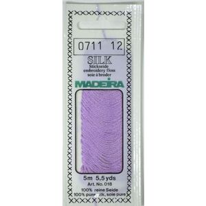 Madeira PURE SILK #0711 LAVENDER, 4-Strand Hand Embroidery Thread