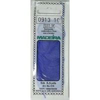 Madeira PURE SILK #0913 MIDNIGHT BLUE, 4-Strand Hand Embroidery Thread
