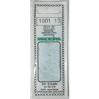 Madeira PURE SILK #1001 PALE BLUE, 4-Strand Hand Embroidery Thread
