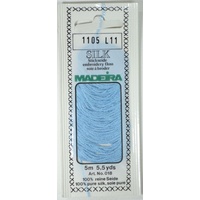 Madeira PURE SILK #1105 TEAL, 4-Strand Hand Embroidery Thread