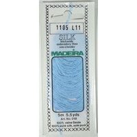 Madeira PURE SILK #1105 TEAL, 4-Strand Hand Embroidery Thread